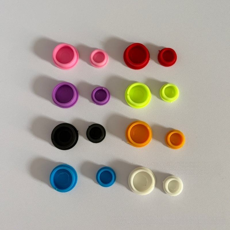 3ml 5ml 10ml ampoule silicone cap, vial, glass bottle protective cap, injection bottle insulin cap, leak-proof and dust-proof, multiple colors available, logo can be customized on the top of the cap