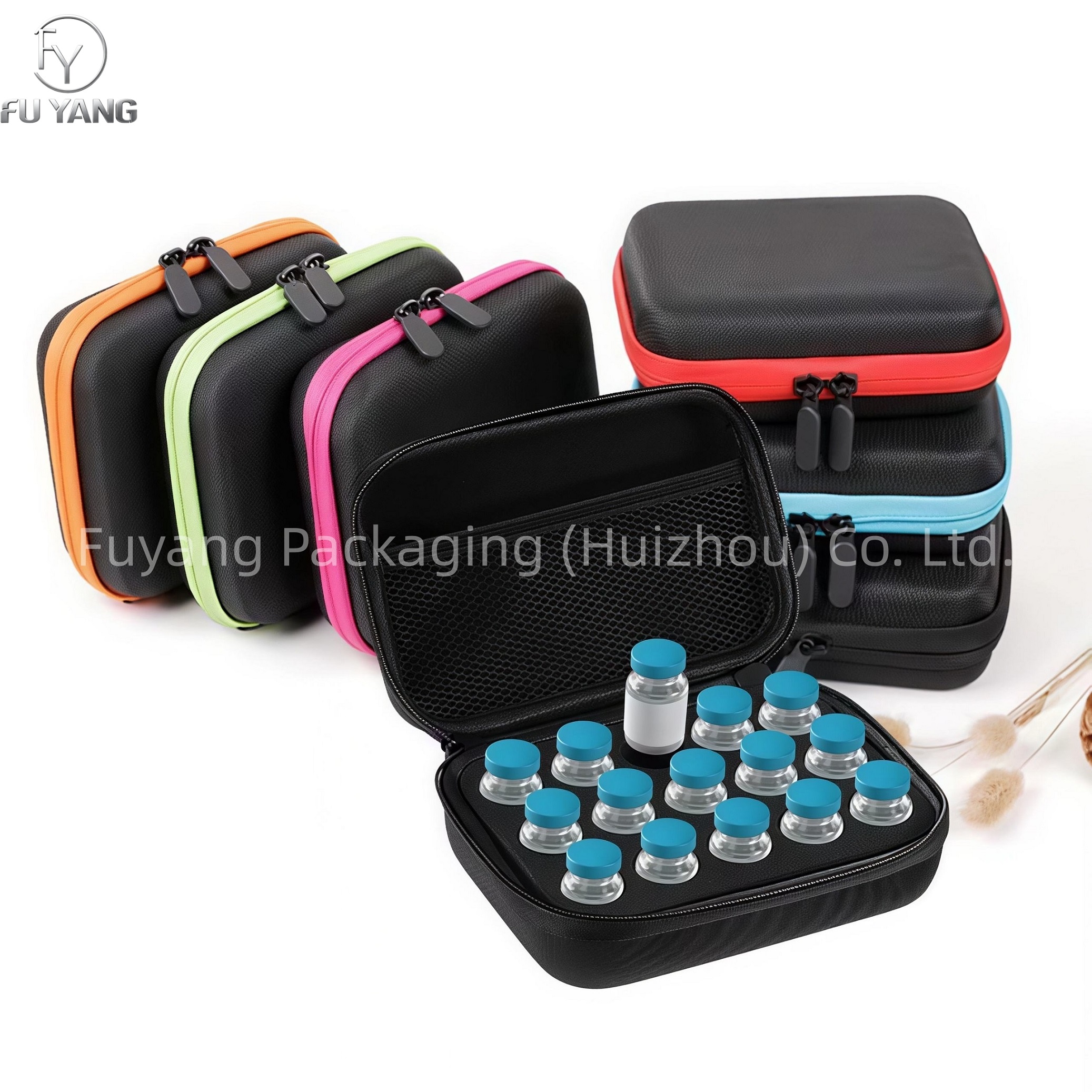 Custom Hard EVA Insulin Vial Storage Box is specially designed for storing and transporting GLP-1 injection pens, insulin vials, and other diabetic supplies.