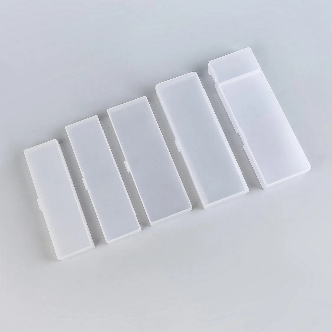 PP Plastic Frosted Storage Box Large Medium Small Double-Layer Multi-Use DIY Rectangular Plastic Box