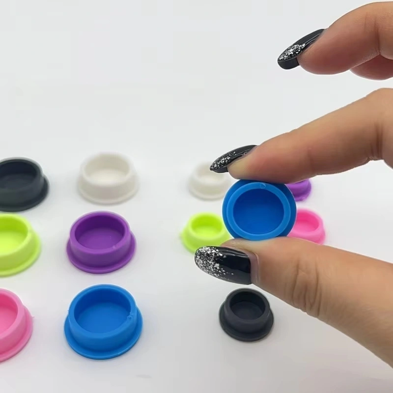 3ml 5ml 10ml ampoule silicone cap, vial, glass bottle protective cap, injection bottle insulin cap, leak-proof and dust-proof, multiple colors available, logo can be customized on the top of the cap