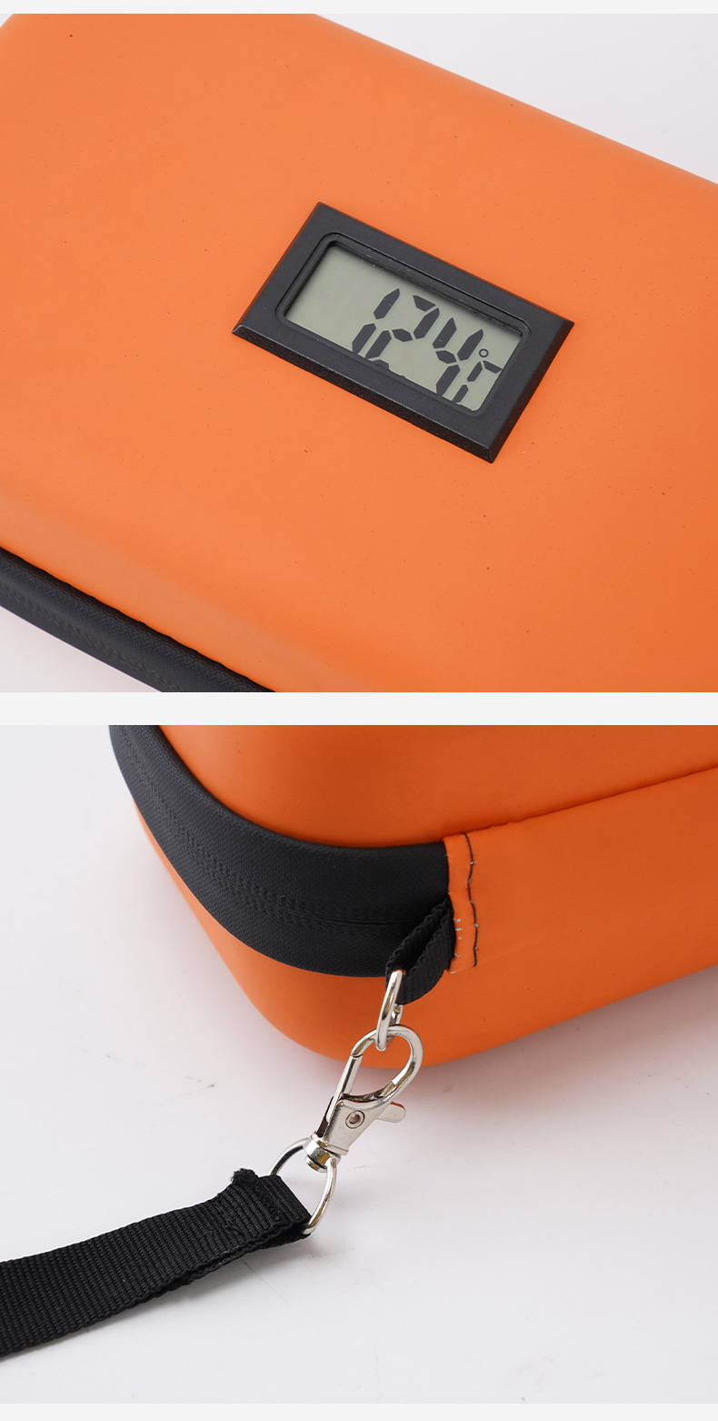 Factory-supplied insulin bag, best-selling insulin refrigerated storage case, medical supplies travel storage bag, with temperature display, daily insulin pen storage case, suitable for insulin vials, insulin pen bag