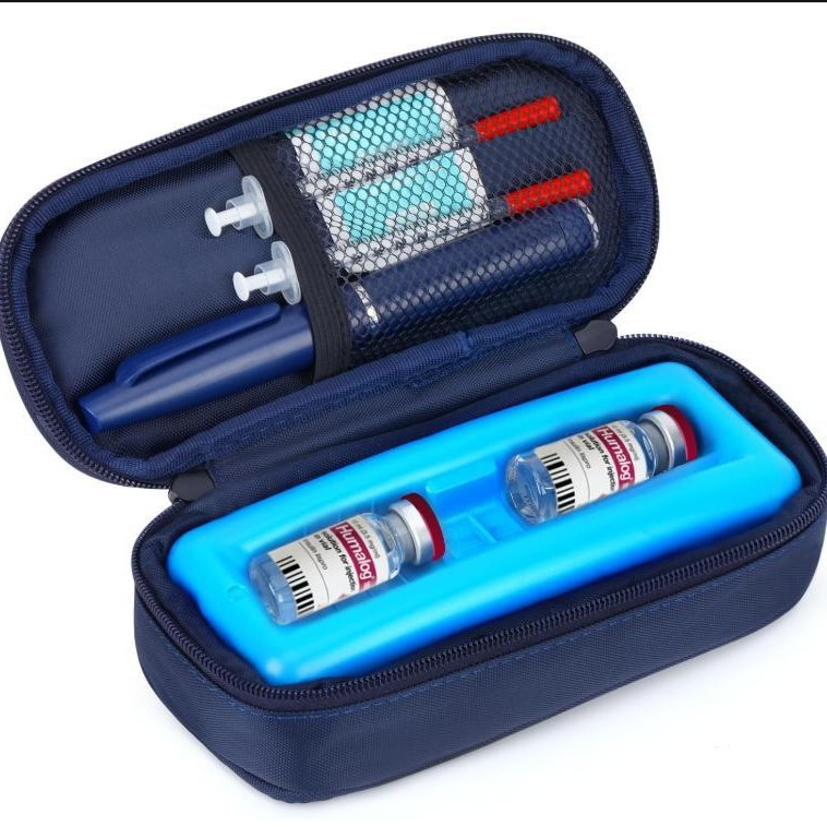 New insulin bag, portable small secret box, ice pack, medicine EVA material insulin cooler bag, cooler box
