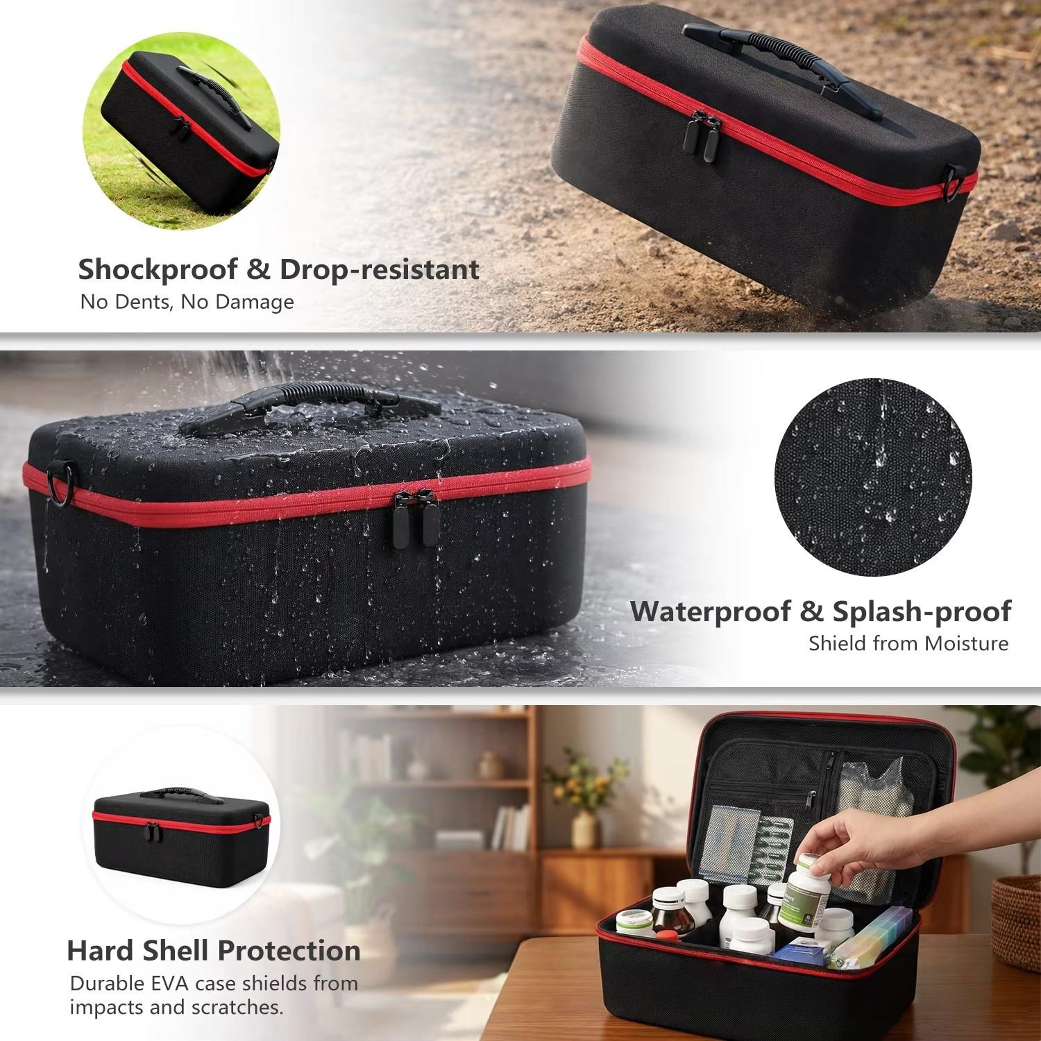 Factory Direct Insulin Cooler Bag Custom Insulated EVA/Plastic Medication Case for GLP-1 Travel Storage Eco-friendly Durable