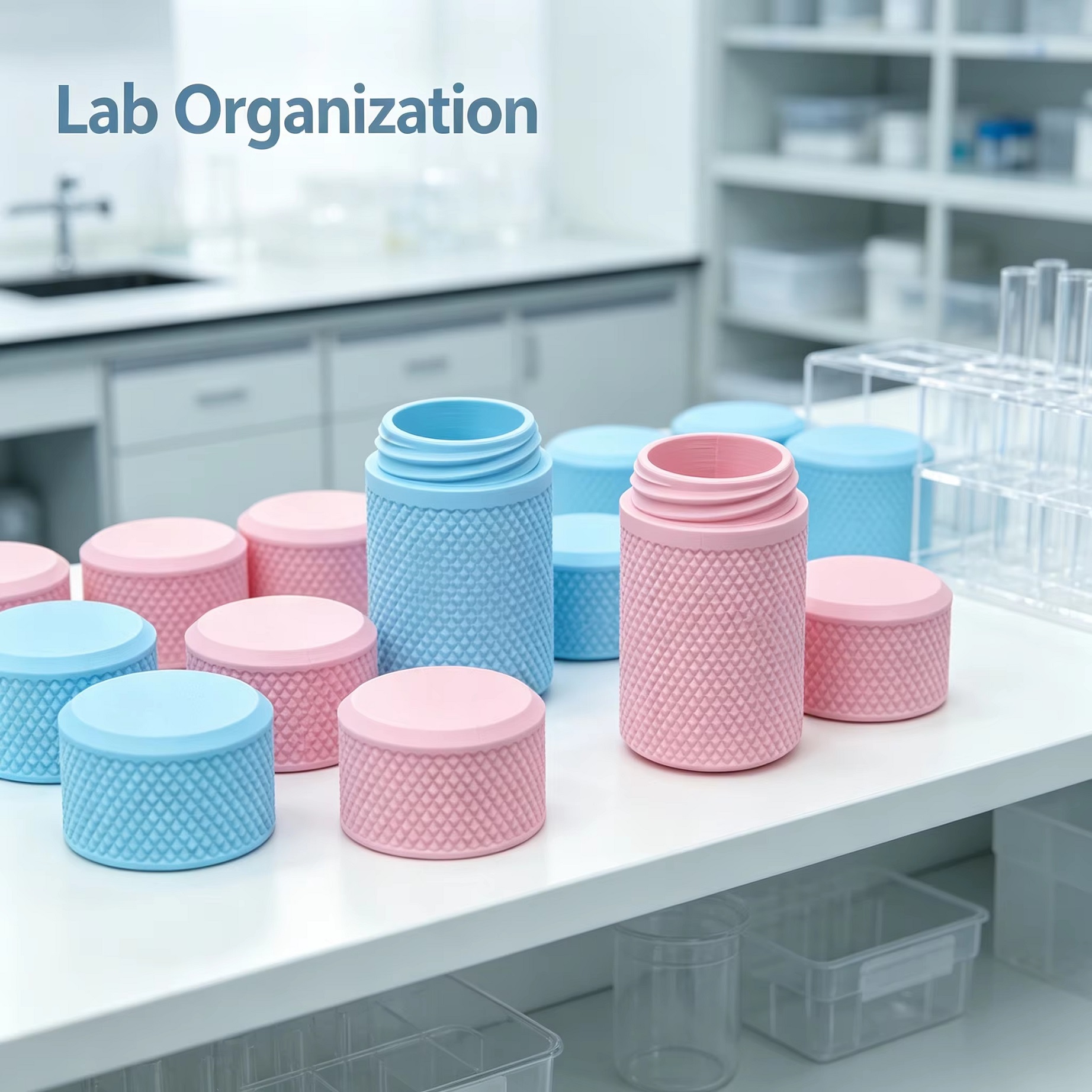 Custom Cylindrical Peptide Storage Box 3ml Holds Multiple Vials Reusable Storage Case Peptida Vial Box Portable Protective Packaging