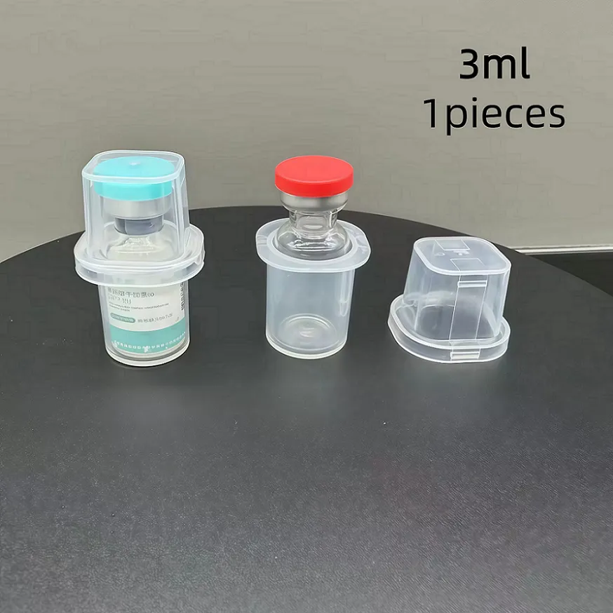 3ml Single Tube Peptide Vaccine Storage Box, 1 Piece, Sterile Shockproof Plastic Bottle Holder, UV Resistant, Suitable for Peptide Vaccine Refrigeration