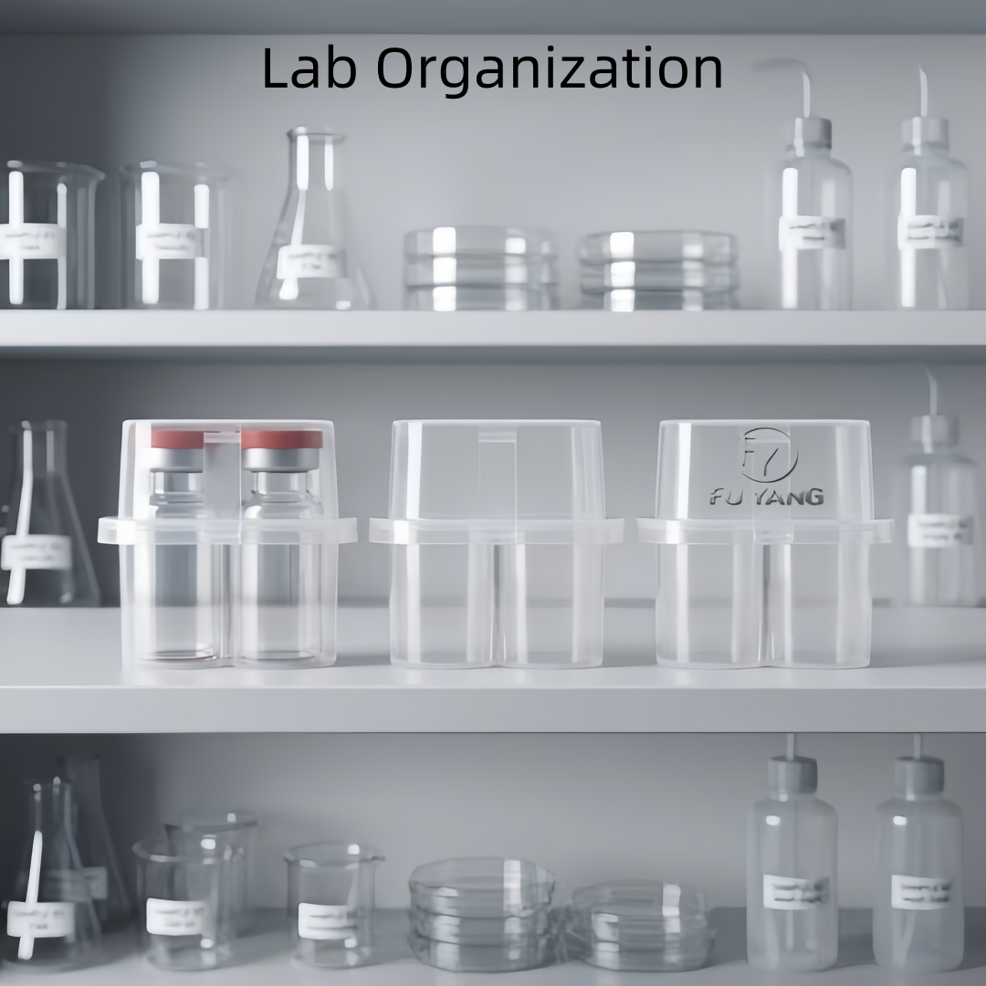 3ml Ampoule Holder Transparent Plastic Box Pp Portable Vial Storage Box 3ml 2 Pack Box Suitable for Laboratory