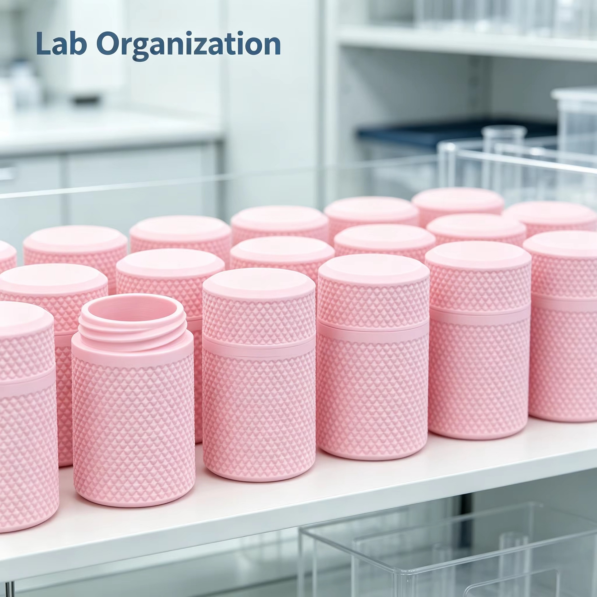 Custom cylindrical peptide storage box, can hold one 2ml to 20ml vial, reusable storage box, peptide vial box, portable protective packaging, single-piece peptide protective box