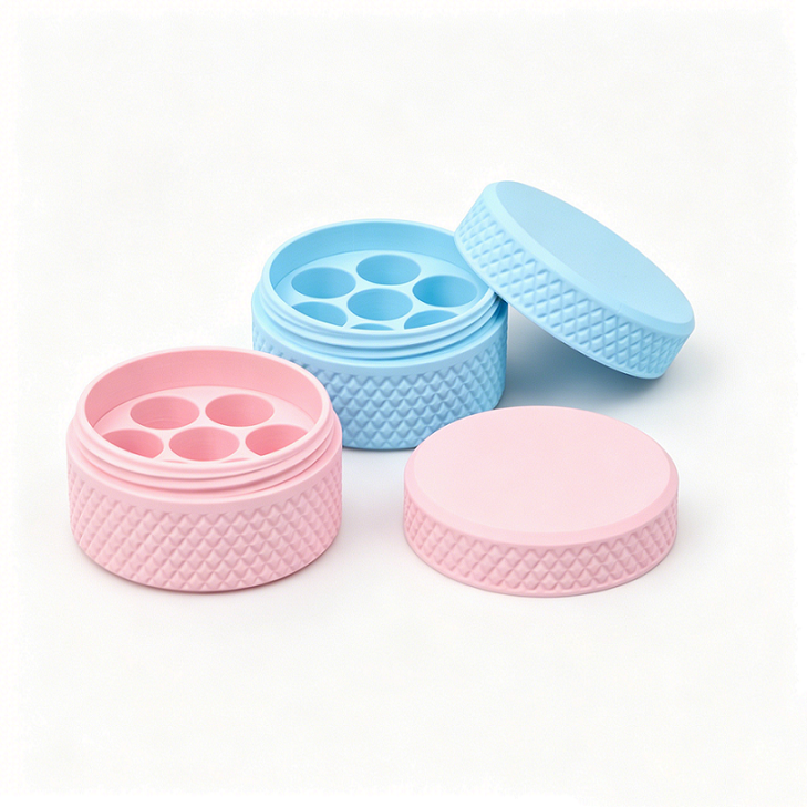 Round peptide packaging box, 3ml 7-piece peptide packaging box, customizable in size and color, brand logo can be printed