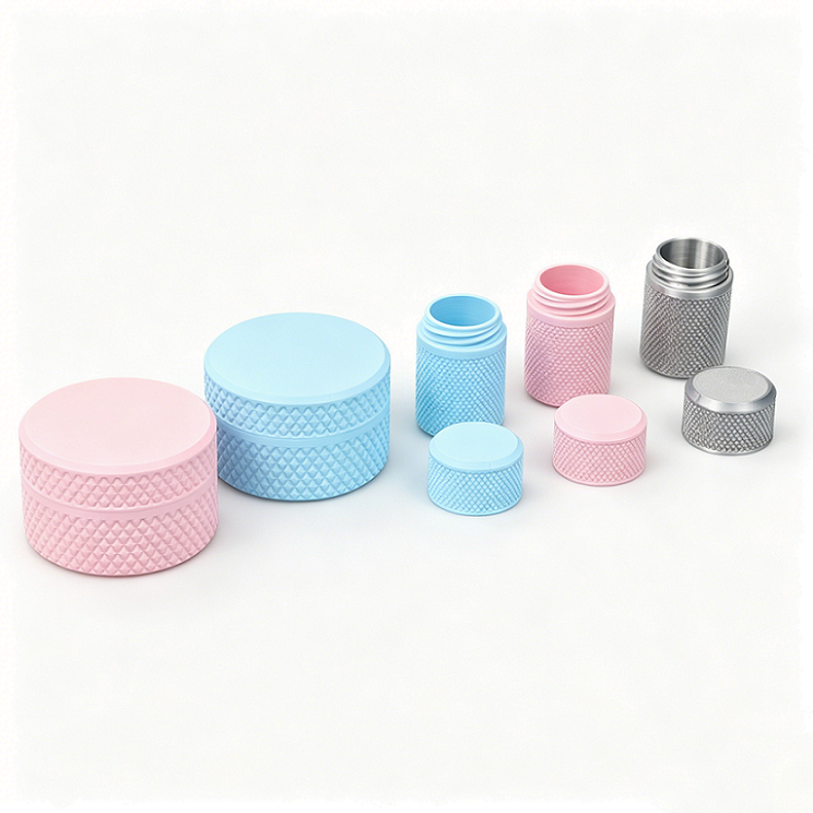 Round peptide packaging box, 3ml 7-piece peptide packaging box, customizable in size and color, brand logo can be printed