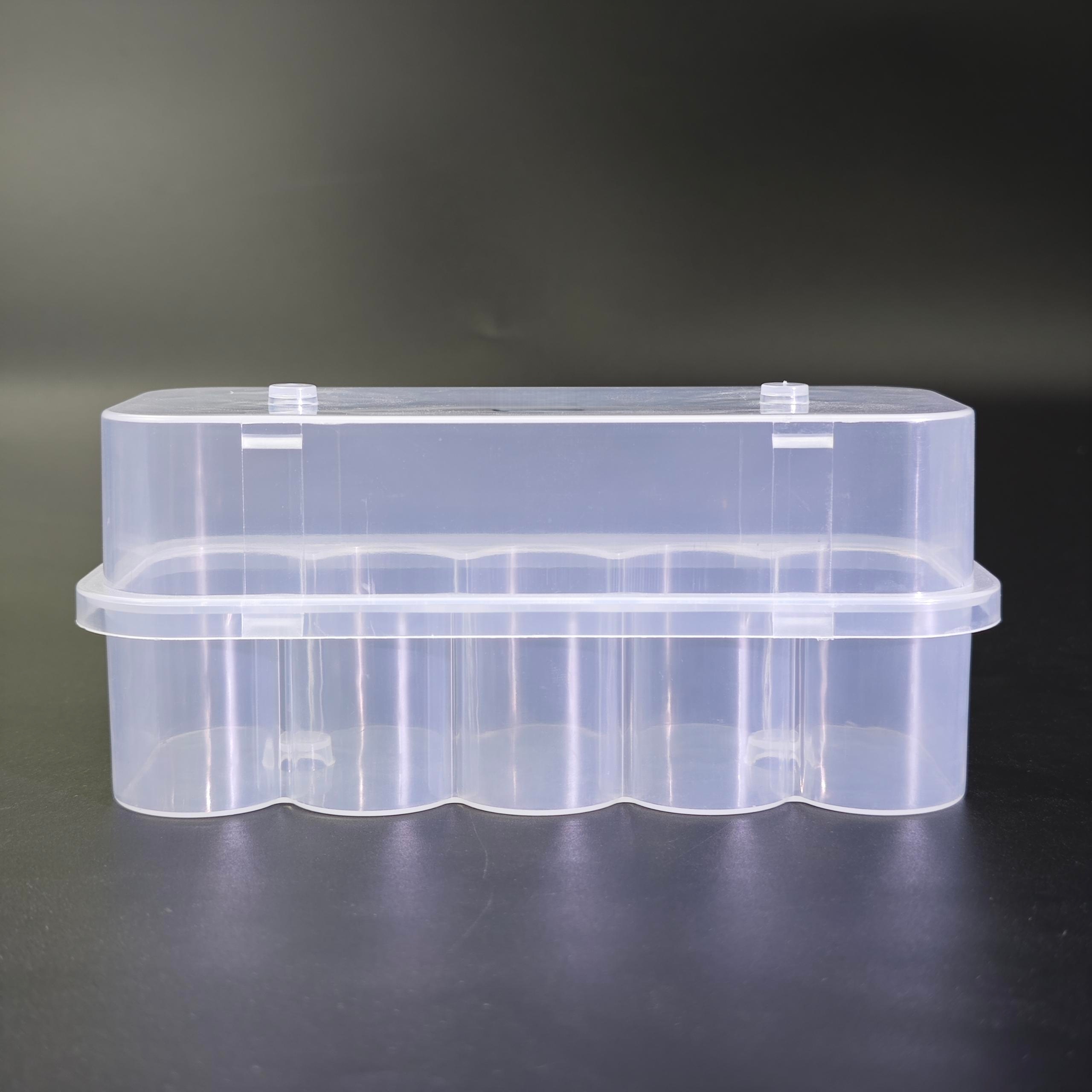 High-quality BPA-free PP 20ml sample vial holder box, bulk wholesale, OEM customization, lyophilized sample storage box for cold chain laboratory use