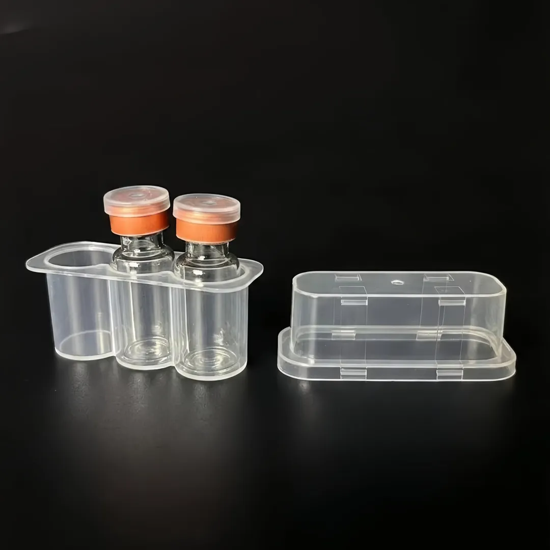 Bulk 3ml Clear PP Vial Storage Case OEM Custom Logo Fridge-Safe Bio-Reagent Organizer High Quality Plastic Vial Box Wholesale