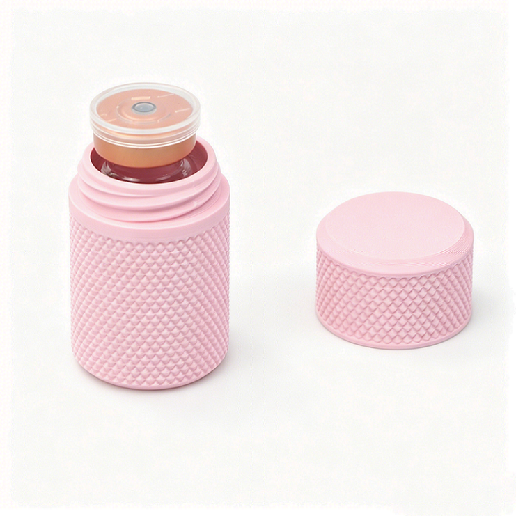 Custom cylindrical peptide storage box, can hold one 2ml to 20ml vial, reusable storage box, peptide vial box, portable protective packaging, single-piece peptide protective box