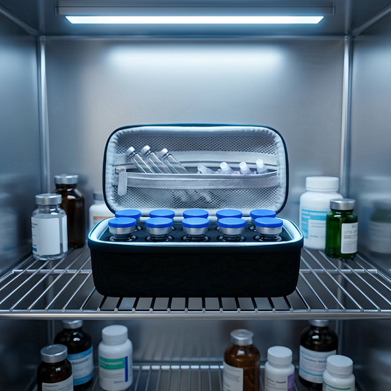 Custom Soft Lining EVA GLP-1 Medication Travel Case | FY Packaging