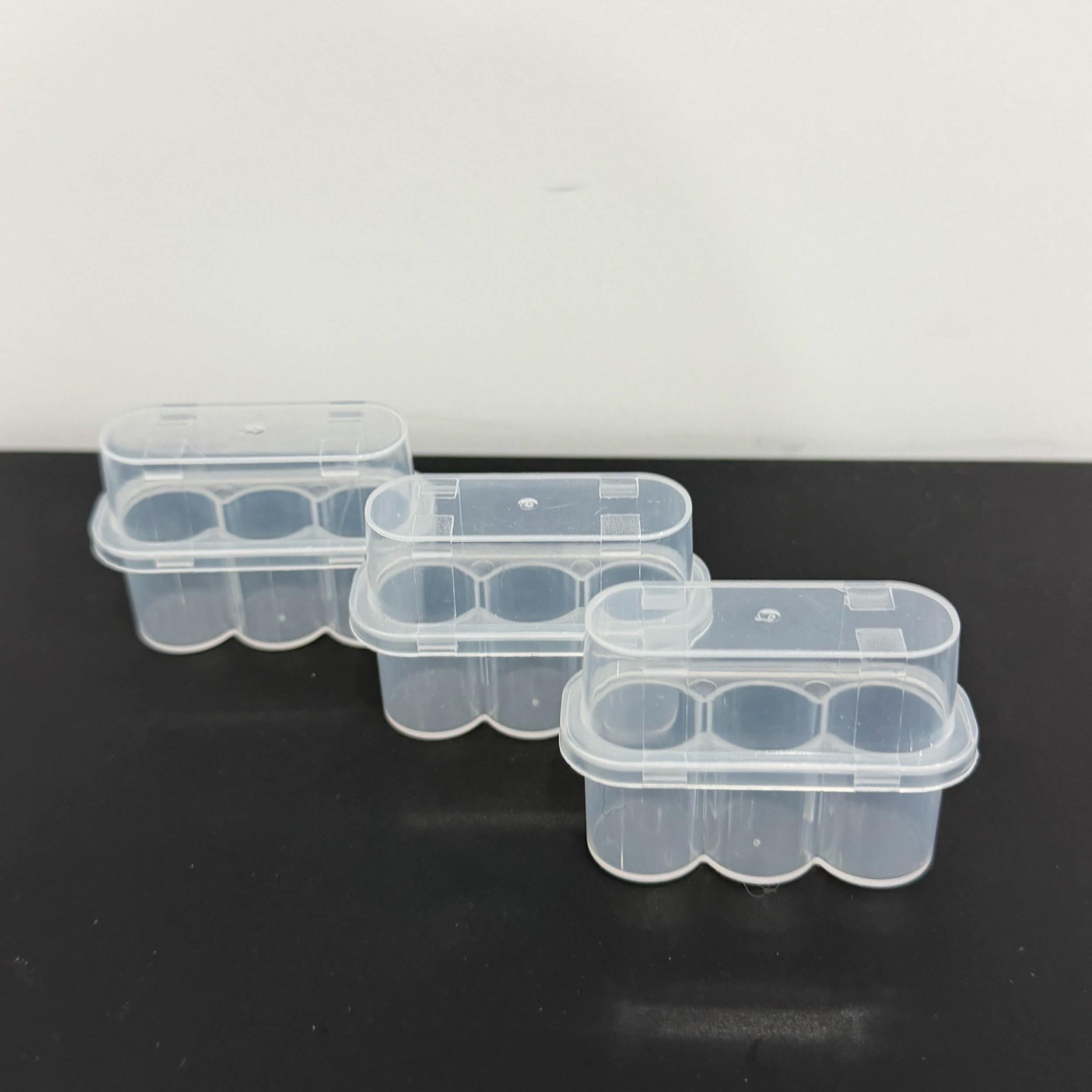 Wholesale Custom 3ml 3-piece Clear PP Plastic Sterile Vaccine Storage Box Small Vial Holder UV Printing Fast Wholesale Delivery