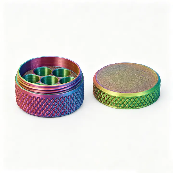 Round peptide packaging box, 3ml 7-piece peptide packaging box, customizable in size and color, brand logo can be printed