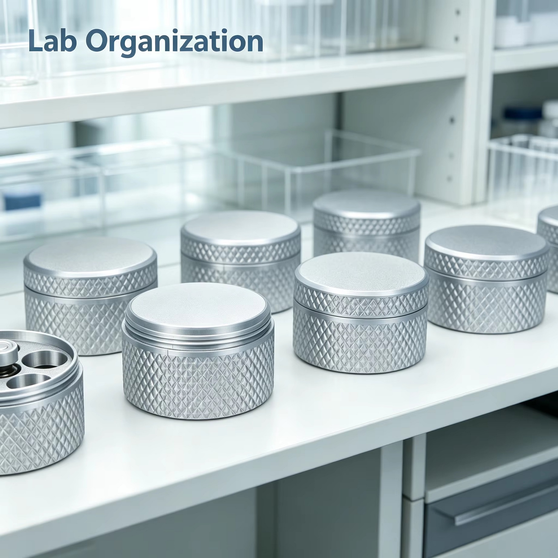 Custom Cylindrical Peptide Storage Box 3ml Holds Multiple Vials Reusable Storage Case Peptida Vial Box Portable Protective Packaging