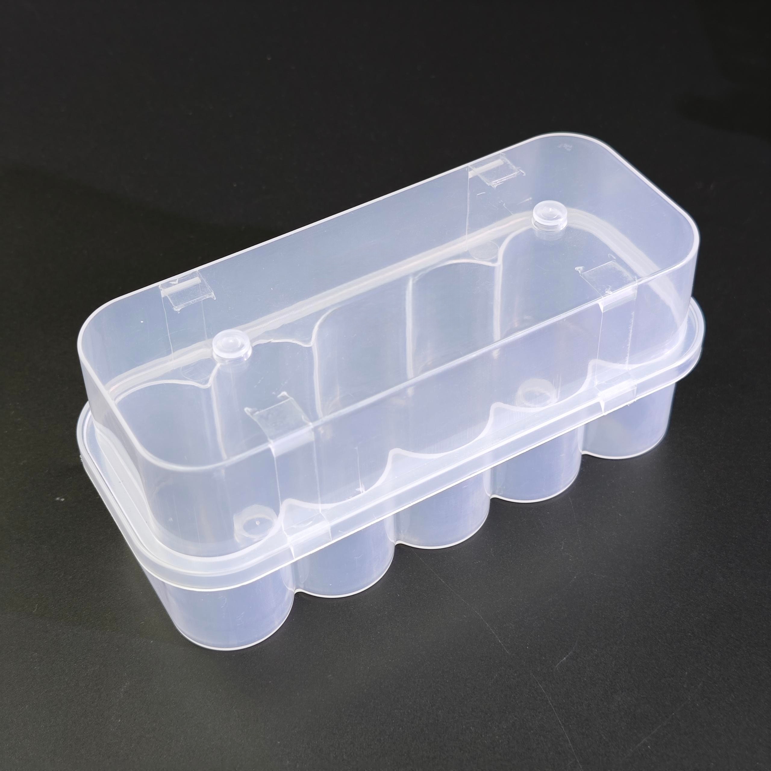 High-quality BPA-free PP 20ml sample vial holder box, bulk wholesale, OEM customization, lyophilized sample storage box for cold chain laboratory use