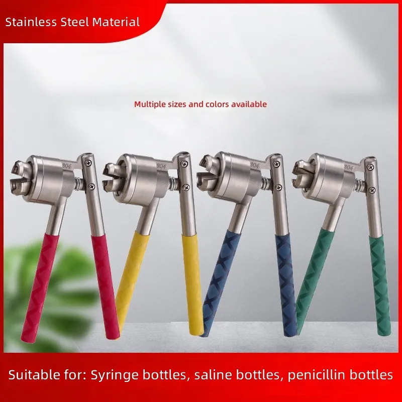 Factory direct sale vial crimper, oral liquid bottle sealing pliers, aluminum-plastic cap infusion bottle crimping pliers, stainless steel capping machine