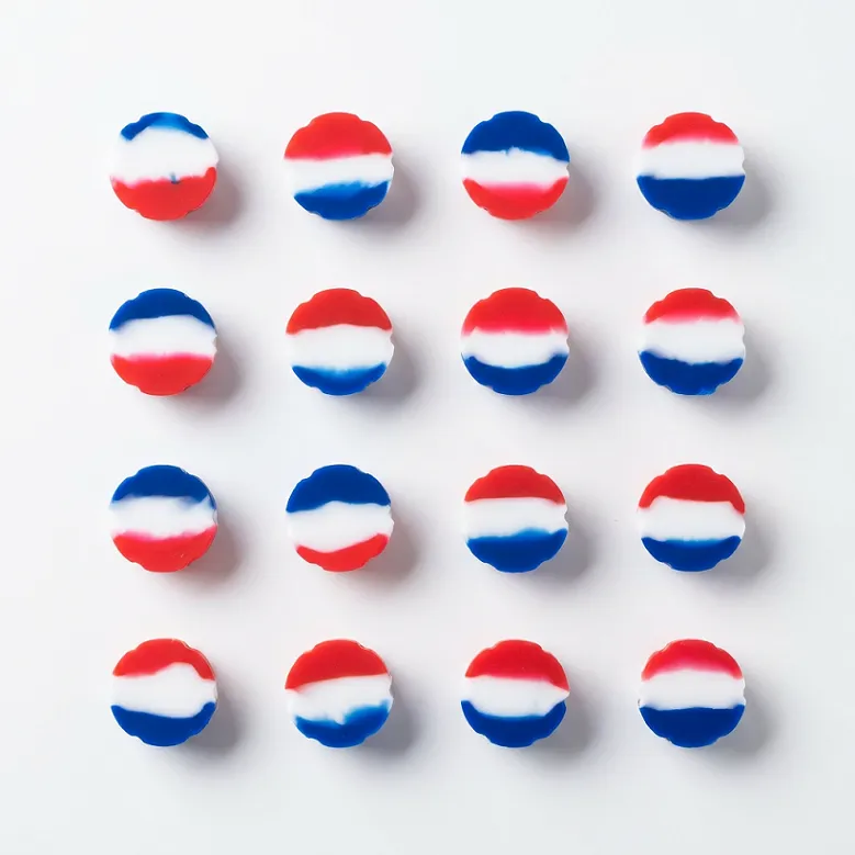 Multi-Color Silicone Vial Flip Top Cap Bulk Wholesale OEM High Quality for Peptide Sealing & Cosmetics Bottle Sealing