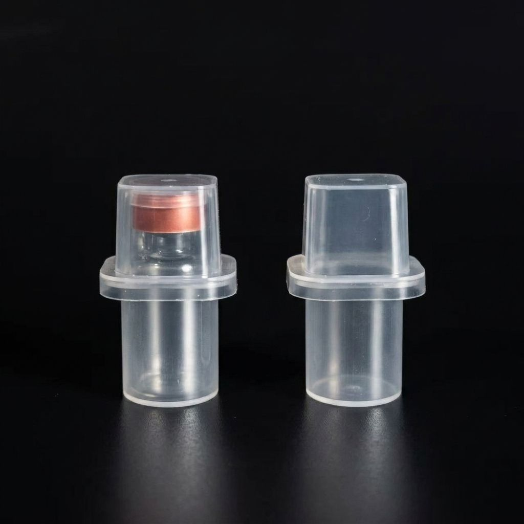 Transparent Medical Grade PP Plastic Peptide Serum Storage Box 3-20ml GLP-1 Peptide Kit Holder Stackable and Interlocking