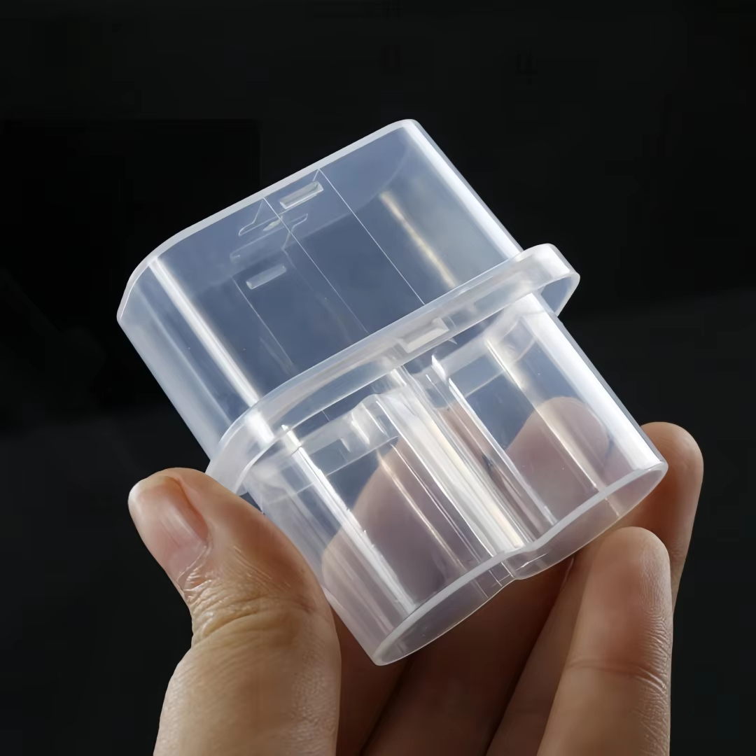 PP 2-Slot Vial Storage Box Sample Carrying Case 10ml Research Vials Shockproof Impact-Resistant for Laboratory Containers Bulk