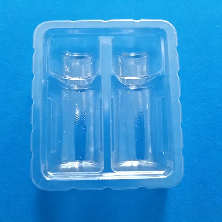 Transparent Plastic Injection 3ml Vial Tray Disposable Blister Medicine Packaging Tray for Pharmaceutical Peptide Packaging Box