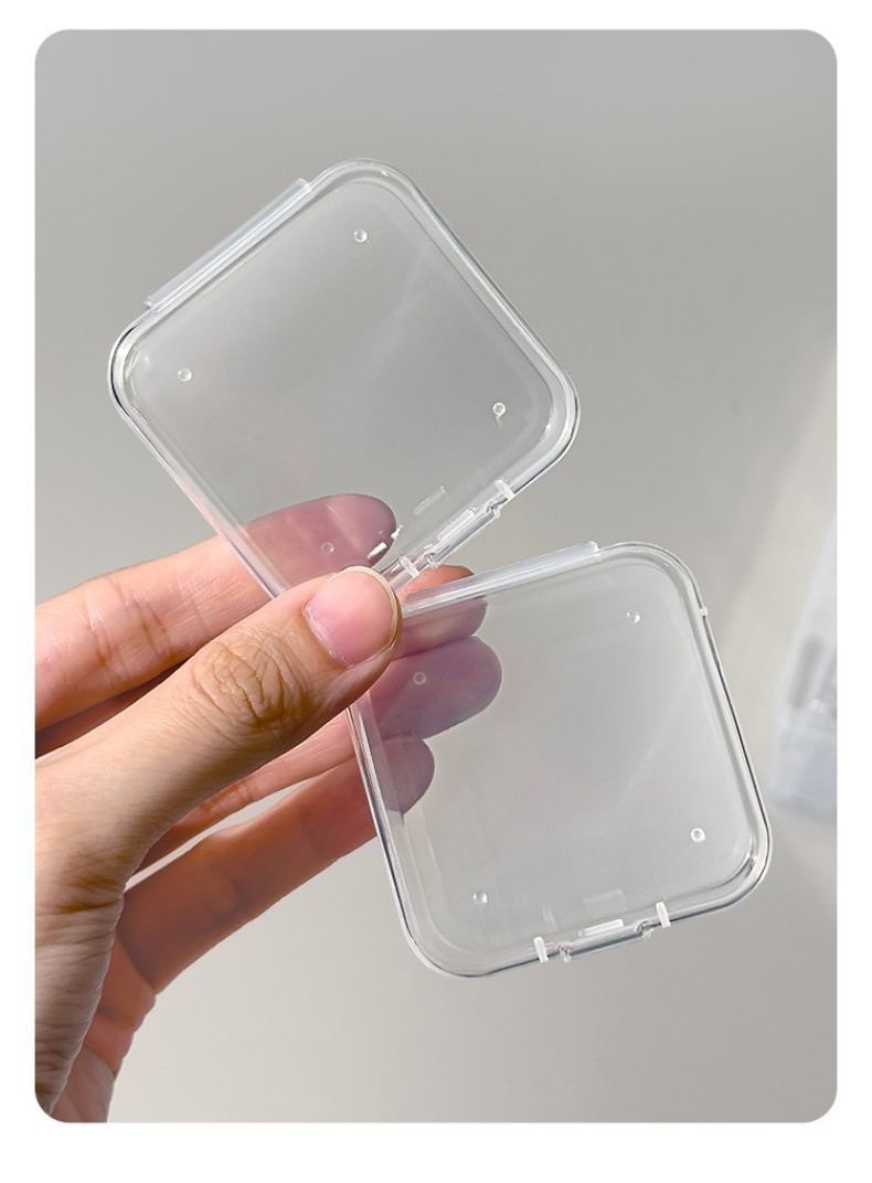 Perler bead transparent 30-grid storage box, large-capacity sorting and organizing box, multi-functional dustproof plastic storage box
