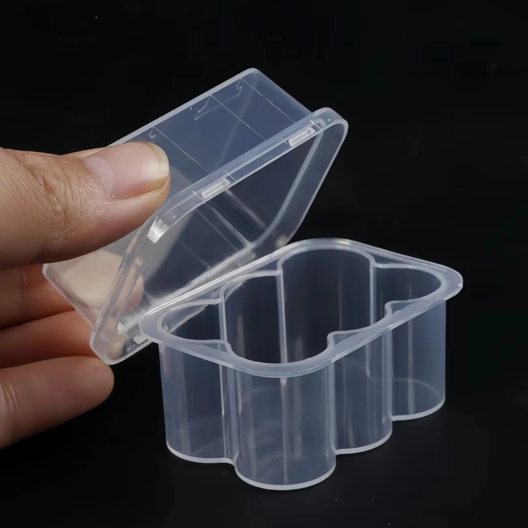 3ml 6-Pack Transparent Plastic Vial Box Freeze-Dried Sample Case PP Vial Holder Organizer for Bio-Reagent & Scientific Sample