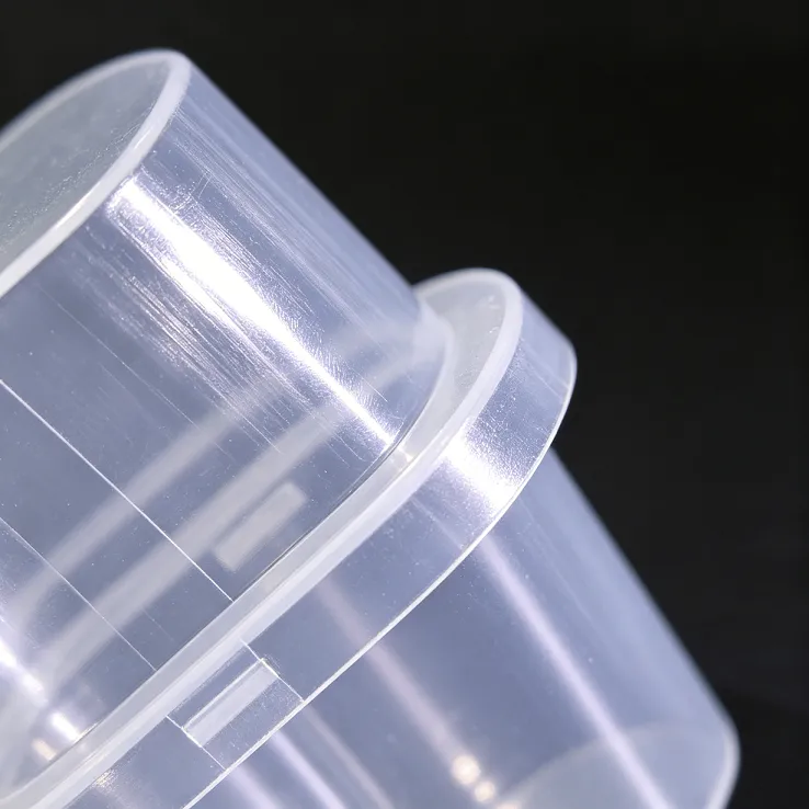 10ml 2-pack transparent PP tube rack, OEM high-quality BPA-free biological reagent storage box, plastic tube rack storage box for laboratory cold chain use