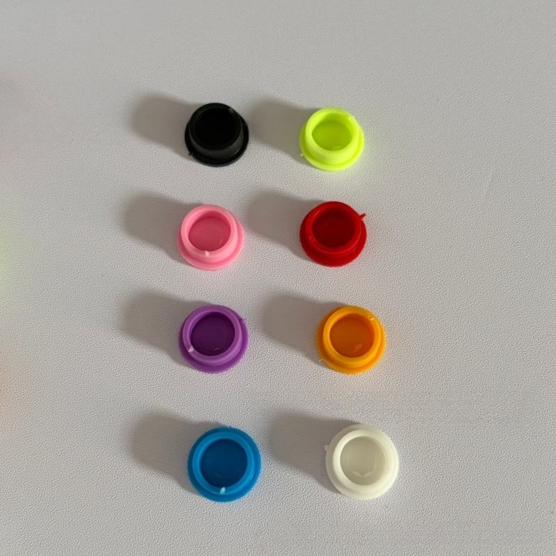 3ml 5ml 10ml ampoule silicone cap, vial, glass bottle protective cap, injection bottle insulin cap, leak-proof and dust-proof, multiple colors available, logo can be customized on the top of the cap