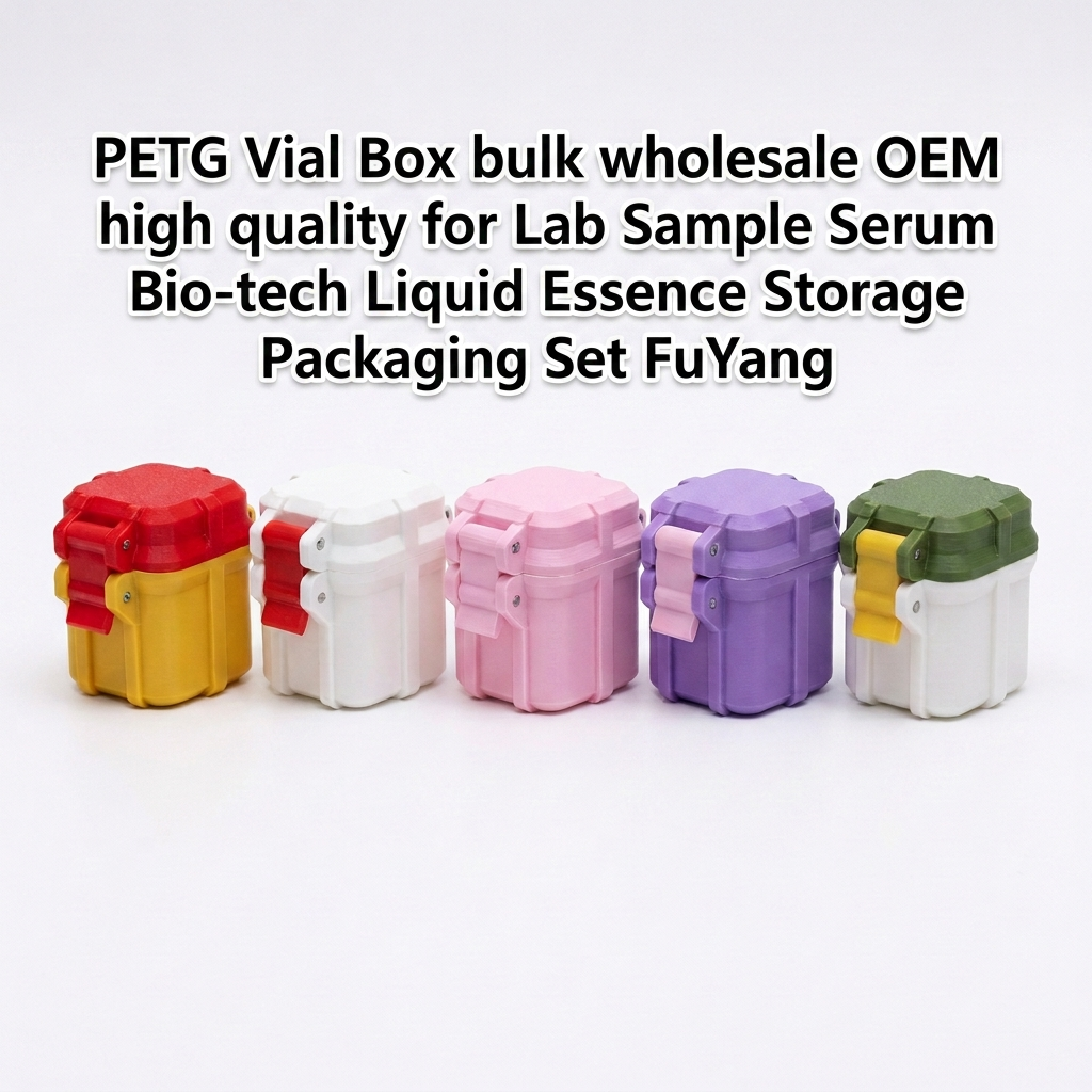 PETG Multi-Specification Peptide Packaging Box Bulk Wholesale OEM High Quality for Universal Sample Storage & Custom Gift Sets