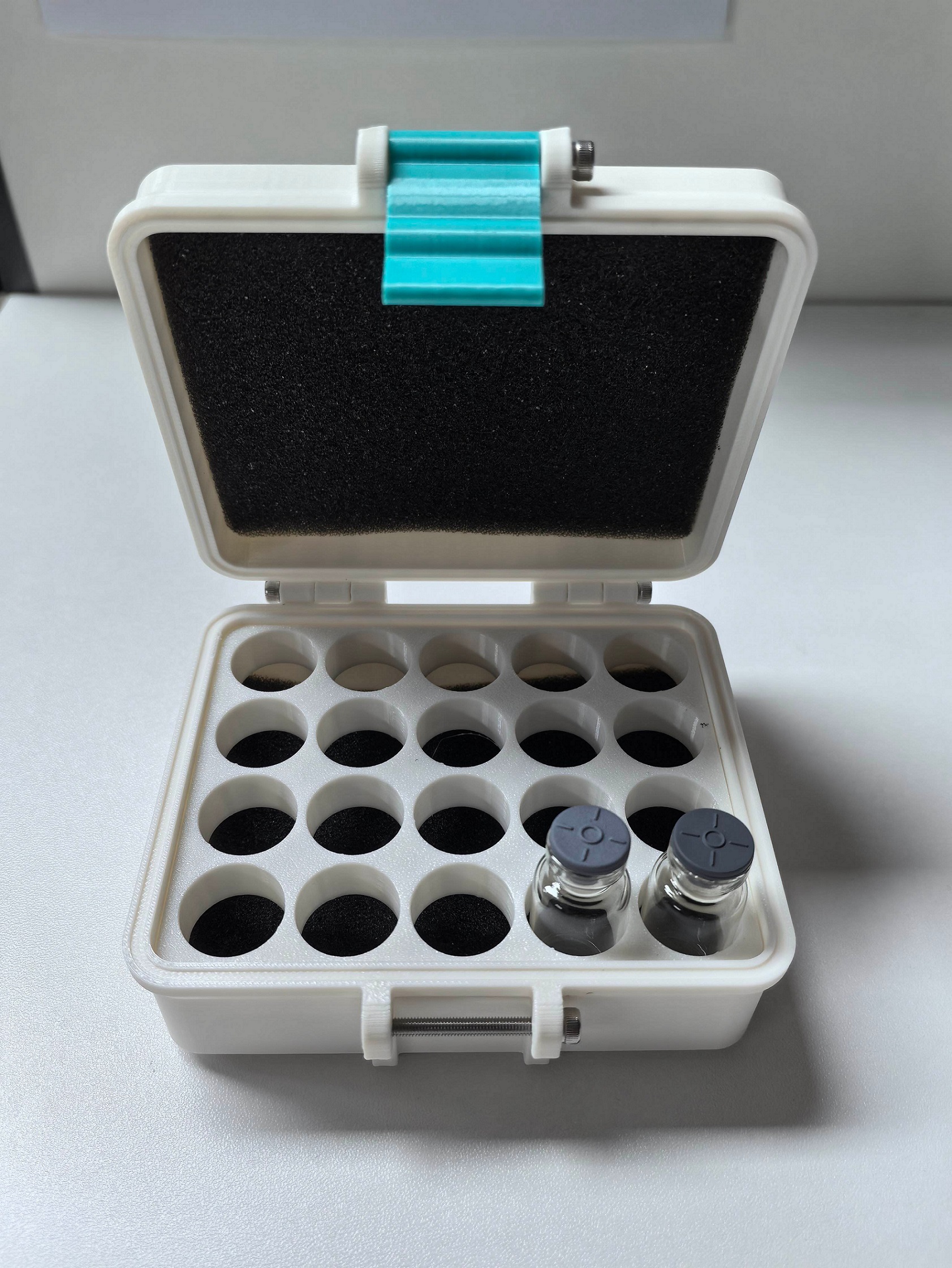 High-end medical sterile peptide and vaccine multifunctional flip-top storage box, customizable in size, color, and logo