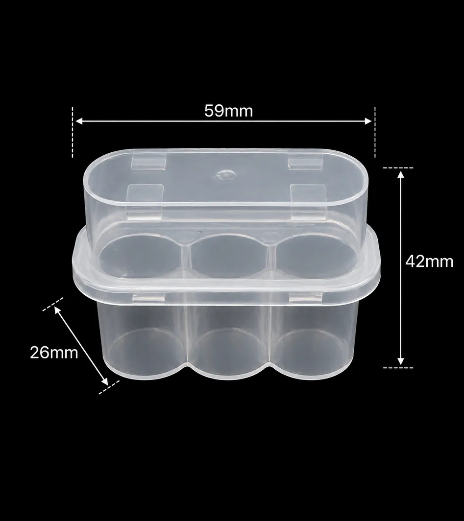 Bulk 3ml Clear PP Vial Storage Case OEM Custom Logo Fridge-Safe Bio-Reagent Organizer High Quality Plastic Vial Box Wholesale