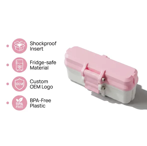 3ml 5-Pack High-End Custom Peptide Bottle Storage Box, with Shockproof and Refrigeration Function, Suitable for Small Bottle Packaging Travel Storage Case