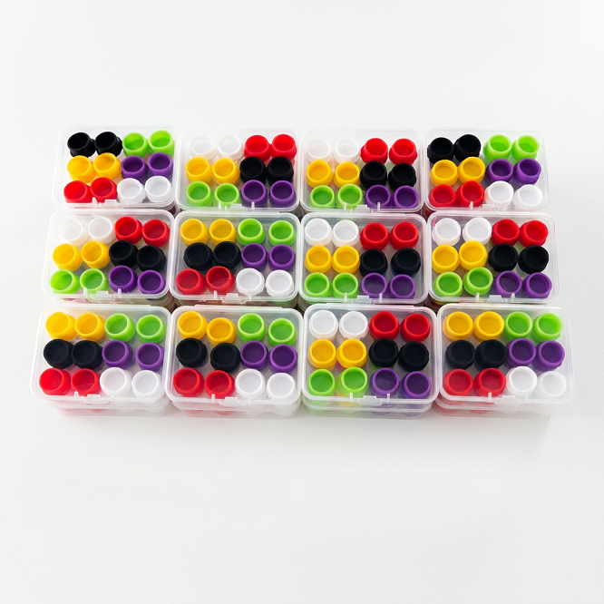 3ml 5ml Multi-Color Medical Grade Silicone Elastic Caps, Suitable for Insulin Bottles, Peptide Bottles, and Cosmetic Bottles - High-Quality OEM Bulk Wholesale