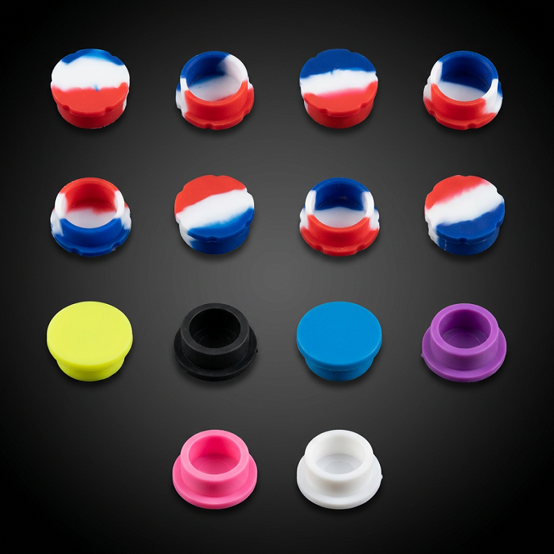 Multi-Color Silicone Vial Flip Top Cap Bulk Wholesale OEM High Quality for Peptide Sealing & Cosmetics Bottle Sealing