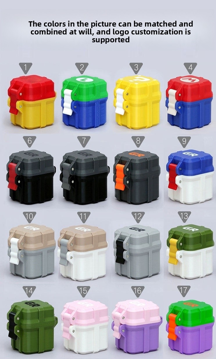 Multi-Size Peptide Storage Box Insulin Bottle Box GLP1 Travel Medical Refrigerator Protective Glass Bottle Storage Box Large Capacity