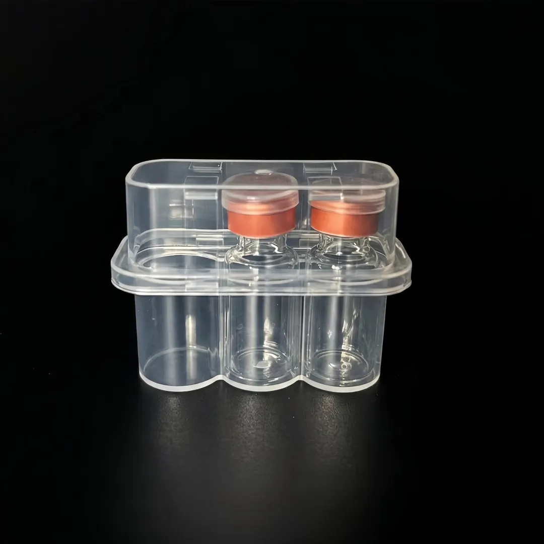 Bulk 3ml Clear PP Vial Storage Case OEM Custom Logo Fridge-Safe Bio-Reagent Organizer High Quality Plastic Vial Box Wholesale