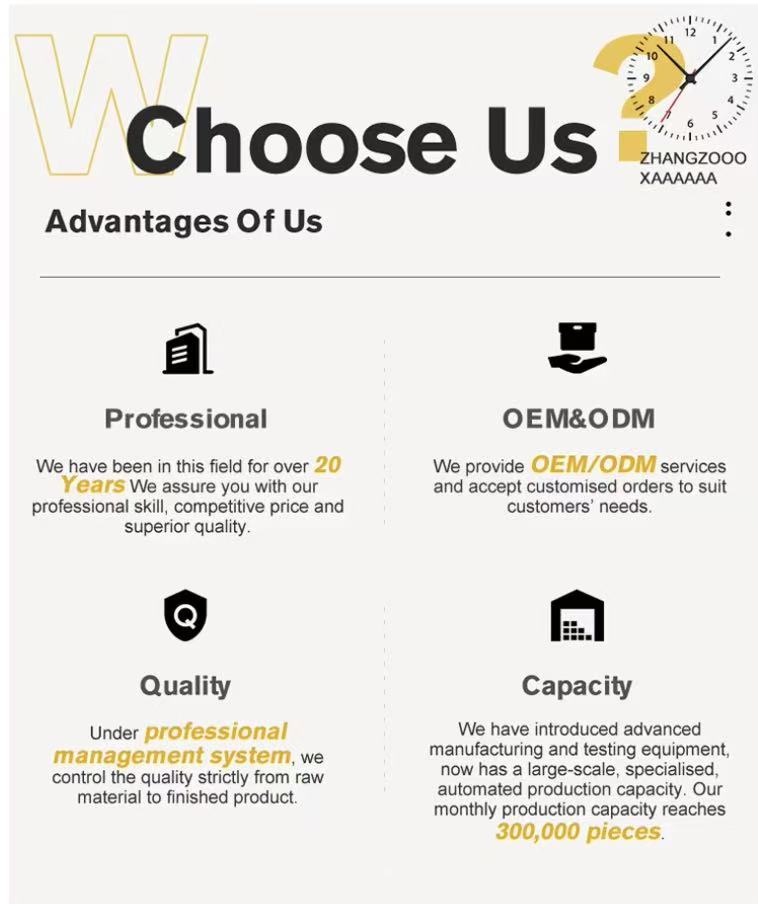 Why Choose Us - Fuyang Advantages: 20+ Years Professional Experience, OEM/ODM Services, Quality Management System, 300,000 Pieces Production Capacity