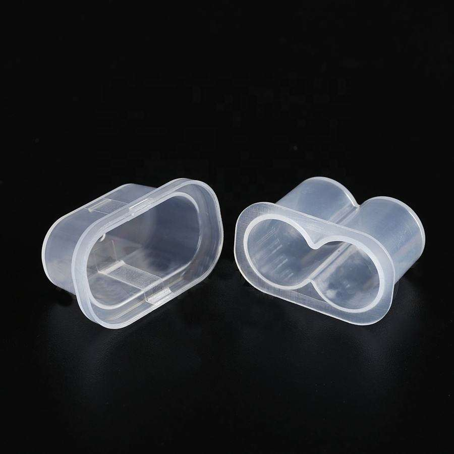 3ml ampoule rack transparent plastic box PP portable vial storage box 3ml, pack of 2, suitable for laboratory use