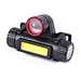 Factory Wholesale Outdoor Camping Head Light High Bright Rechargeable Battery Waterproof LED Cob Headlamp for Hunting