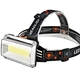 Built in Strong Light  5W High-power USB Charging Outdoor Wild Fishing and Running Multifunctional Headlamp 18650
