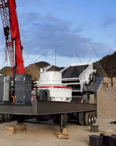 tyre-type Mobile VSI Crushing and Screening Plant for sand industry