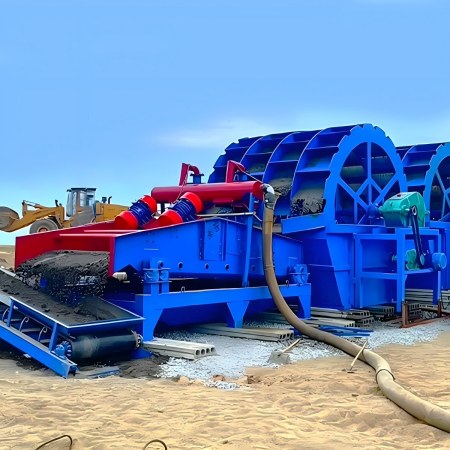 sand washing and recycling machine