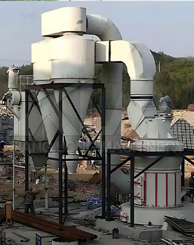 Industrial raymond mill for barite powder processing - XiangLong Machinery