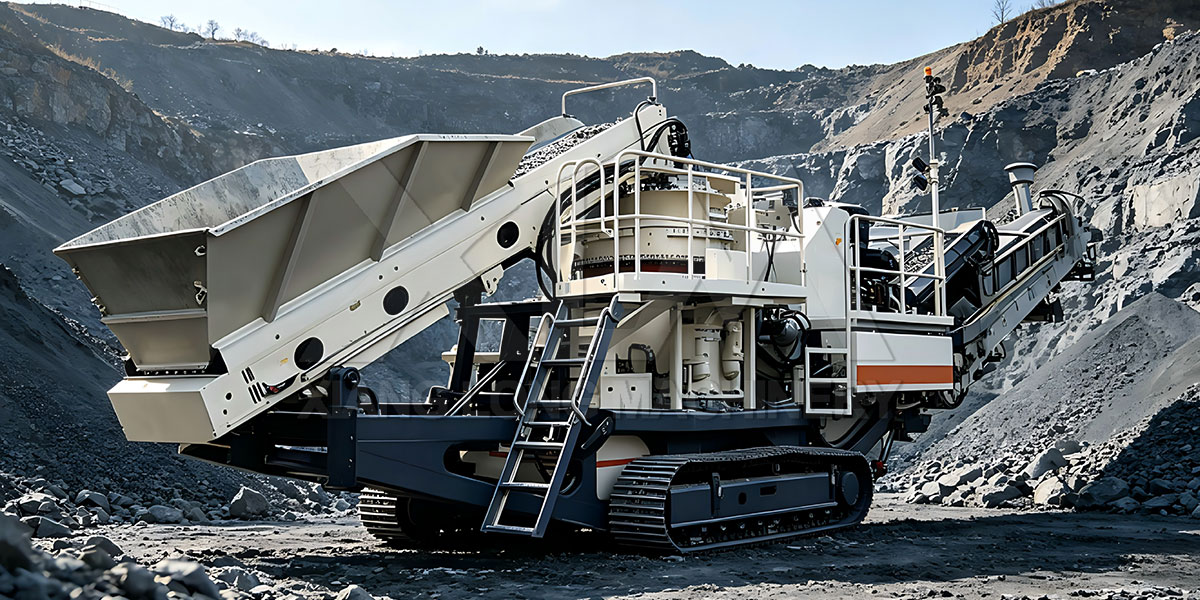 Tracked cone crusher high durability for sale - XiangLong Machinery
