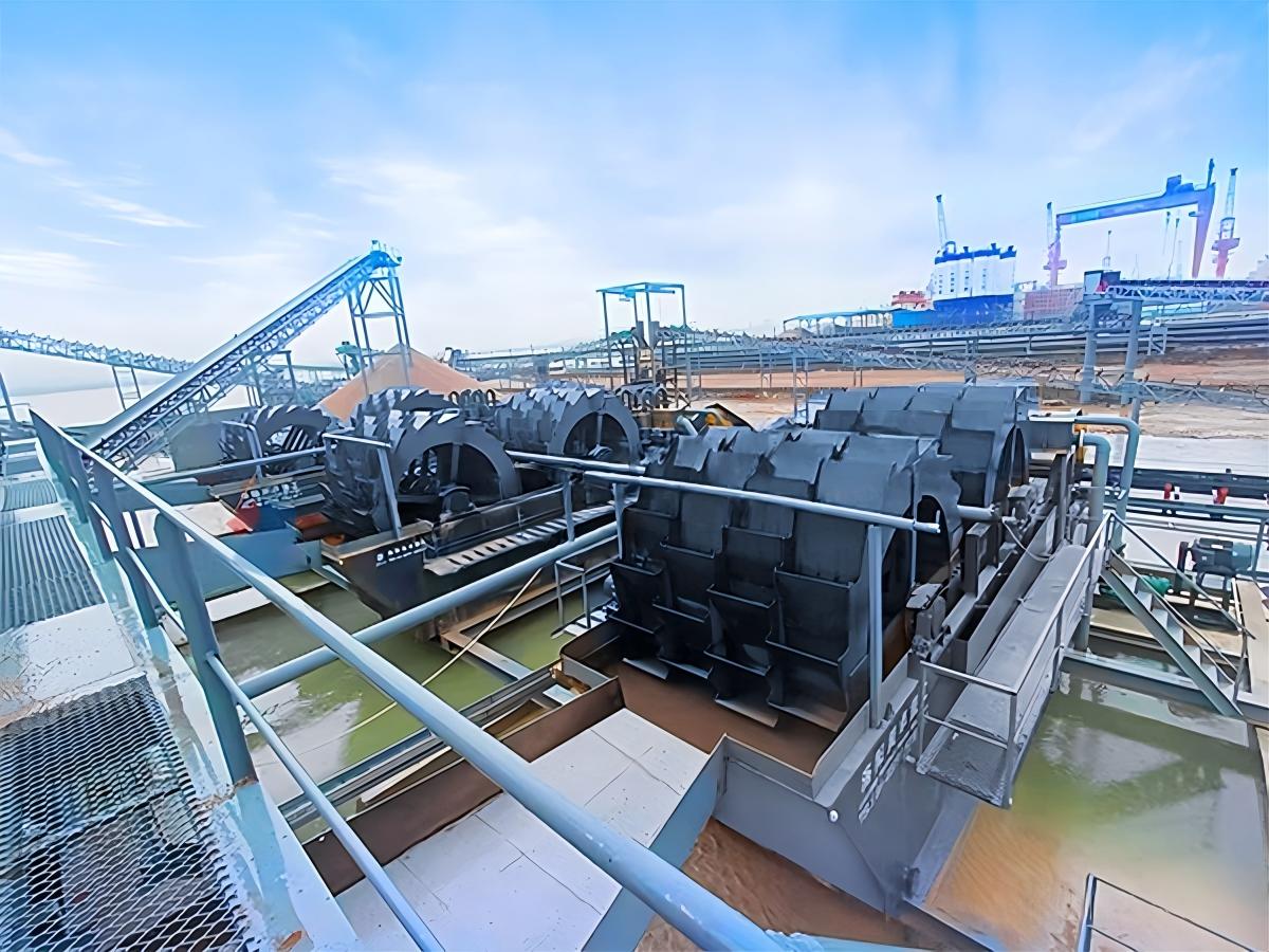 Wheel Bucket Type Sand Washer case