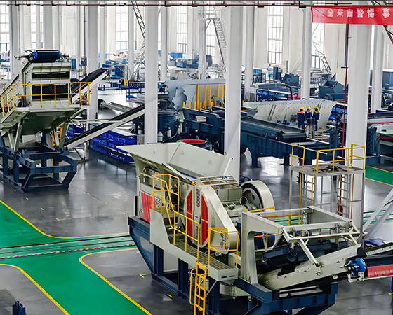 Tyre Primary Crushing Station for export - XiangLong Machinery