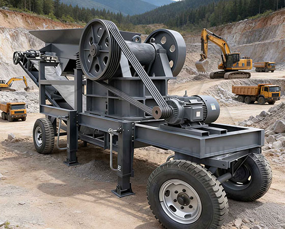 mobile stone crusher machine 10-200t/h