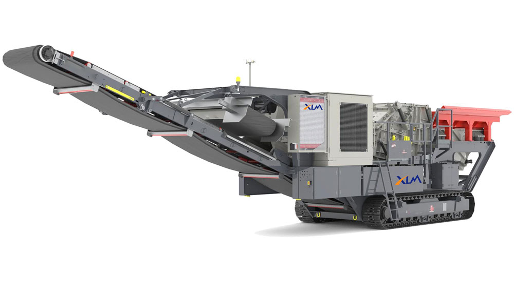 350TPH TF350 Track-mounted Mobile Impact Crusher for Limestone Quarrying in Brazil